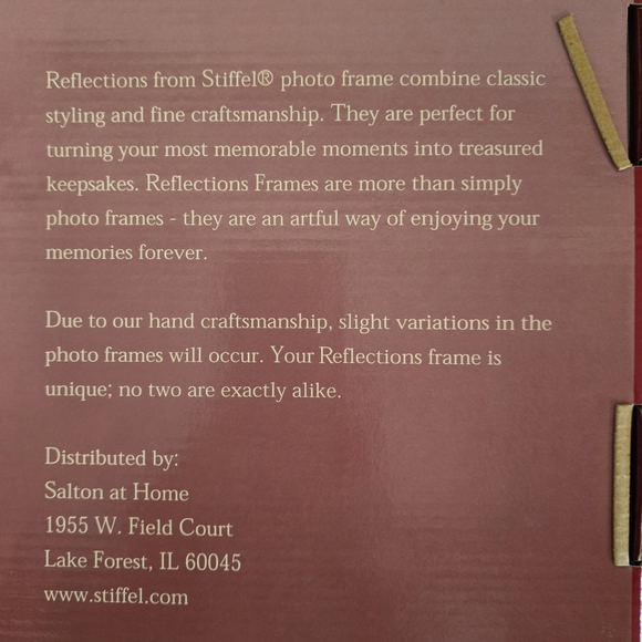 NEW Brushed nickel heart cut out frame. - Picture 2 of 2